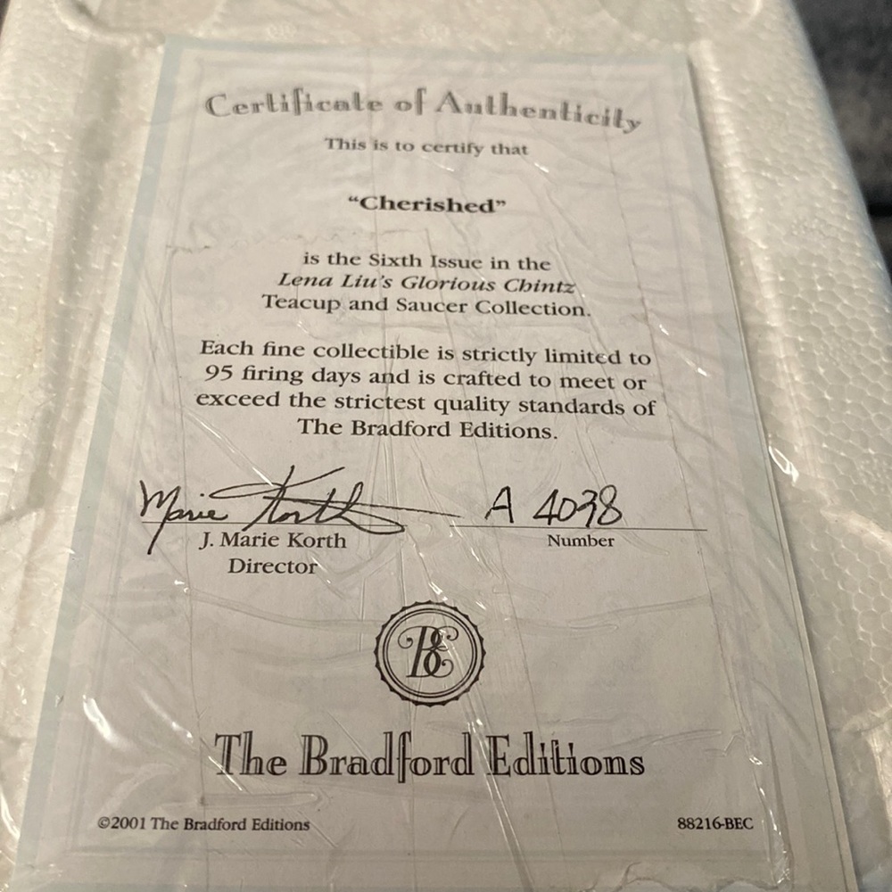 Bradford  tea cup